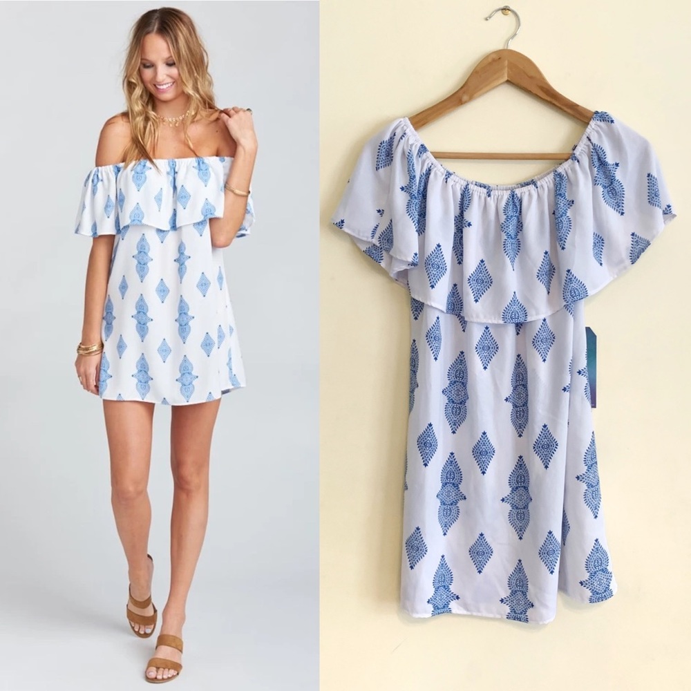 Show Me Your MuMu Can Can Dress NWT Bali White Sm